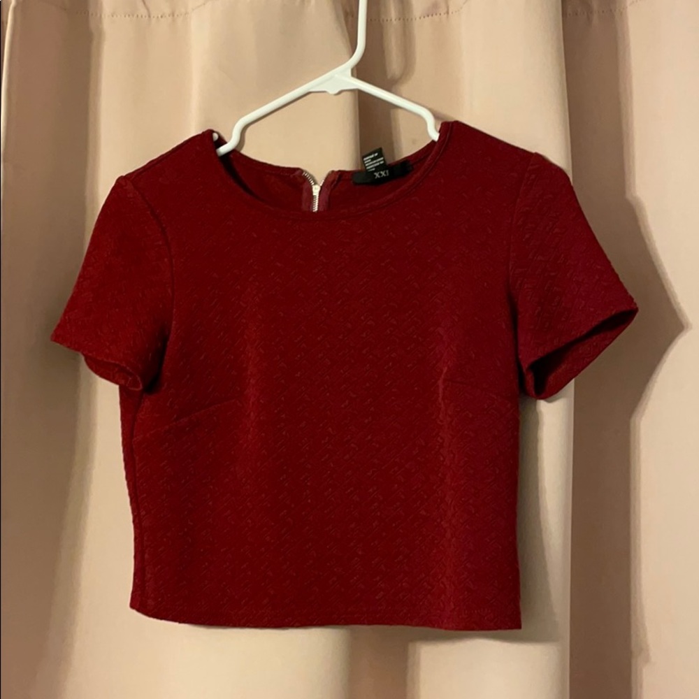 Thick fancy crop top